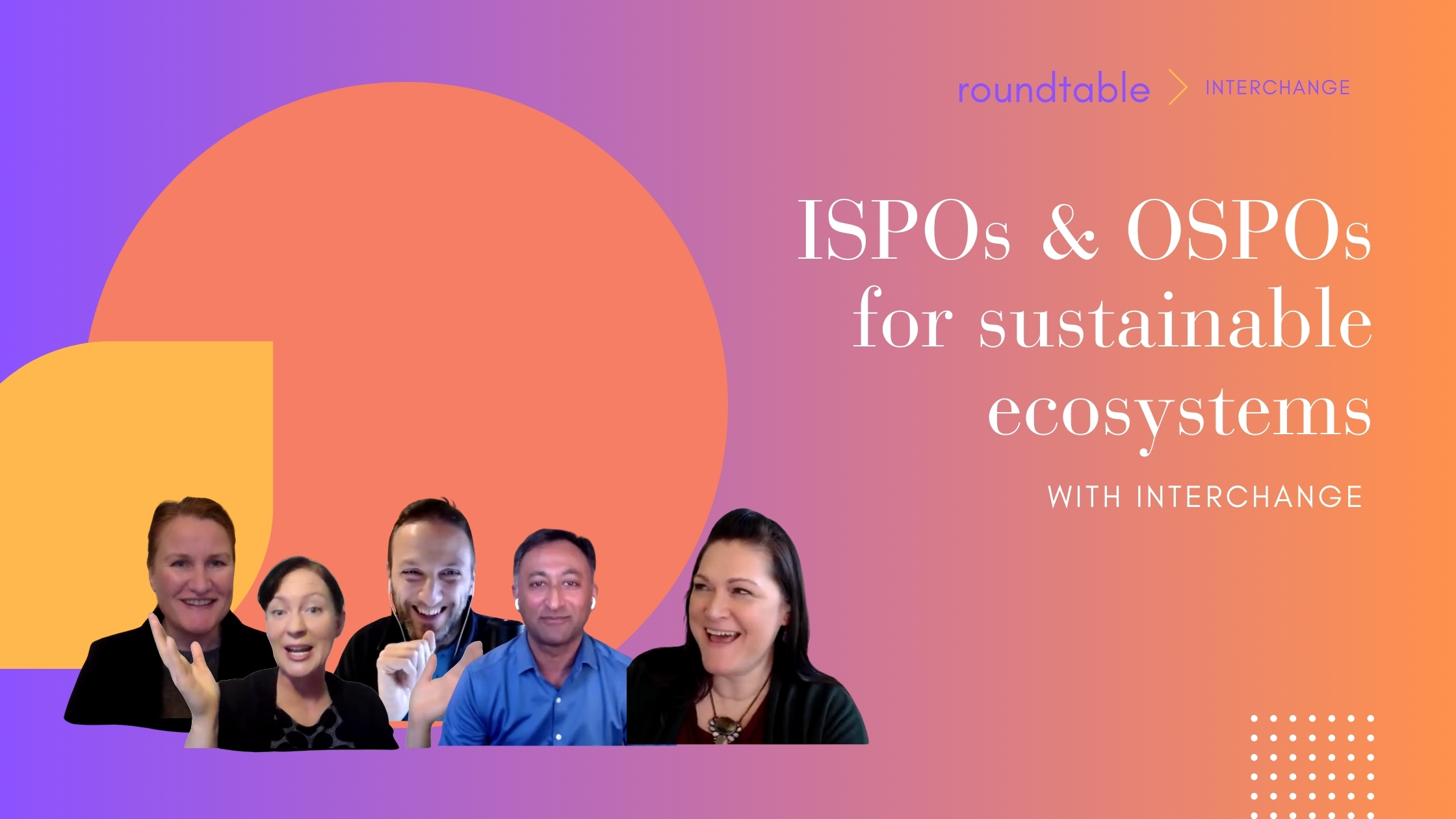 ISPOs and OSPOs for sustainable ecosystems